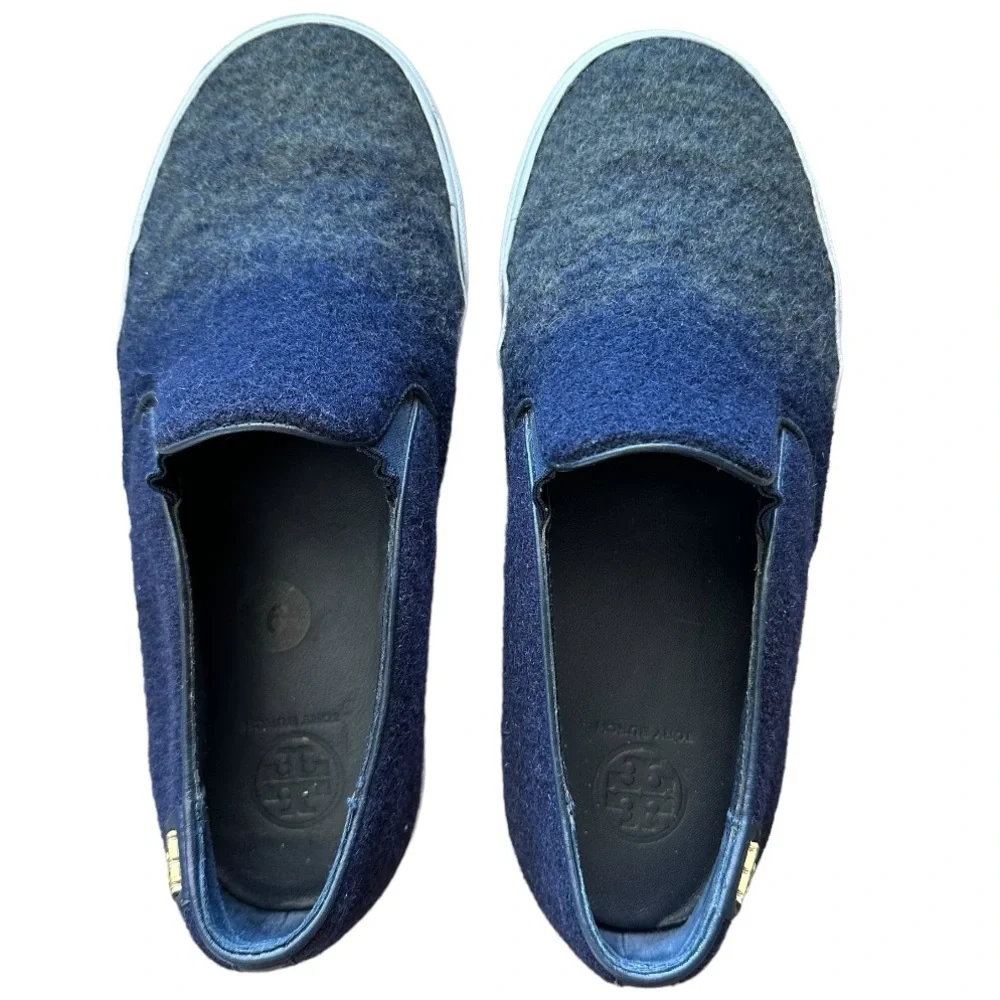 Tory Burch Rudi Stardust Blue Green Ombré Women’s Sneakers Size 6.5